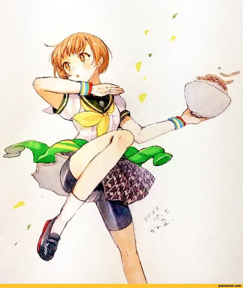 ,Chie Satonaka,persona 4,Persona,Shin Megami Tensei,games,Game Art,kanna_nijiniji