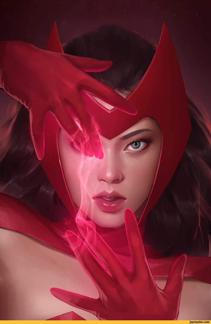 ,Scarlet Witch,Marvel,fandoms,Jee-Hyung Lee,artist,Marvel art