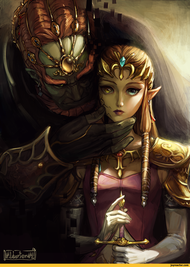 ,legend of zelda,games,the legend of zelda,fandoms,ganon,midna,Game Art,LoZ art