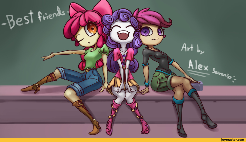 ,my little pony,fandoms,mlp art,Apple Bloom,CMC,mlp minor,Sweetie Belle,Scootaloo,equestria girls,alexsavenije