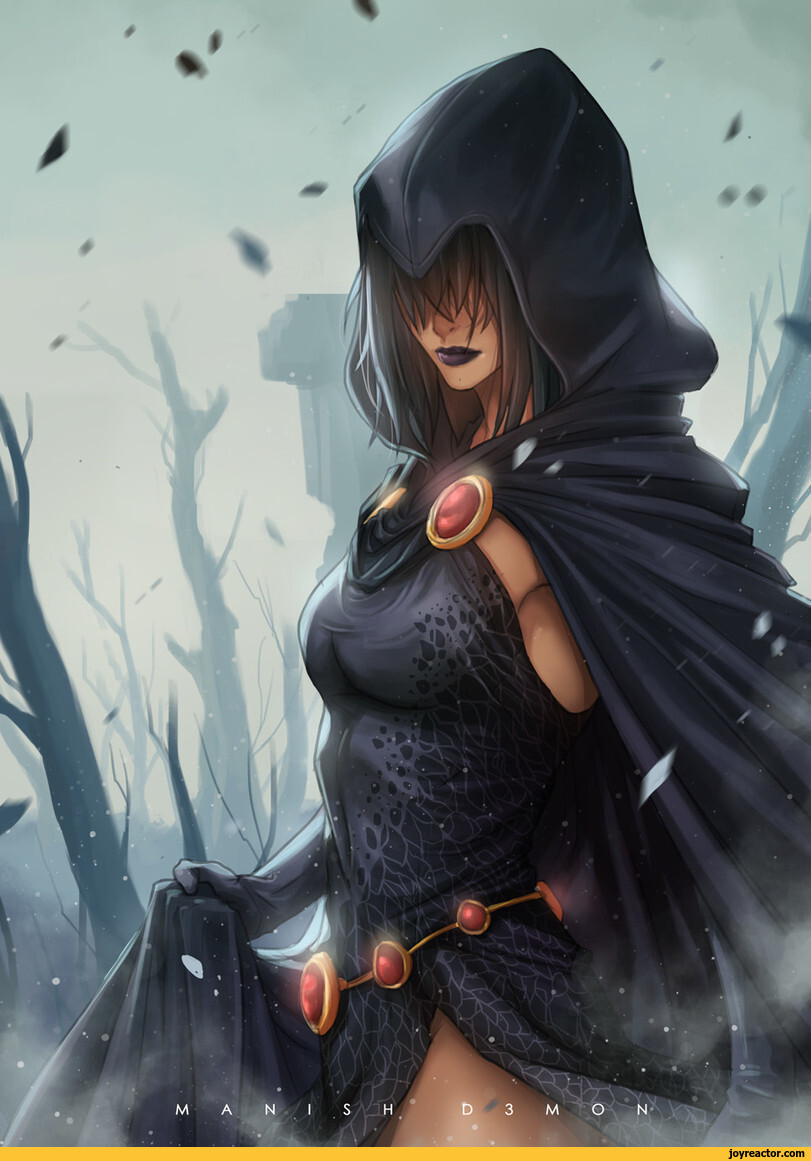 ,raven (dc),teen titans,DC Comics,DC Universe,fandoms,Manish D3mon,artist